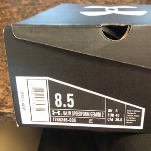 Under Armour Speedform Gemini 2.  Size 8.5 New $60